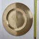 Two dishes in solid brass, 35 cm