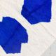 Moroccan Berber carpet beni ouarain contemporary with majorelle blue patterns