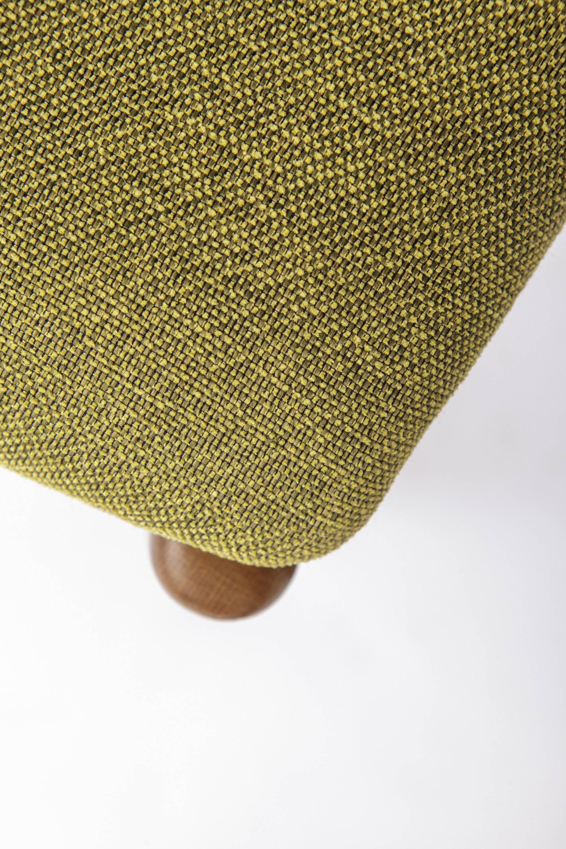 Set of 5 Vintage Dining Chairs, 1960s Germany, Wenzel, Beech Wood