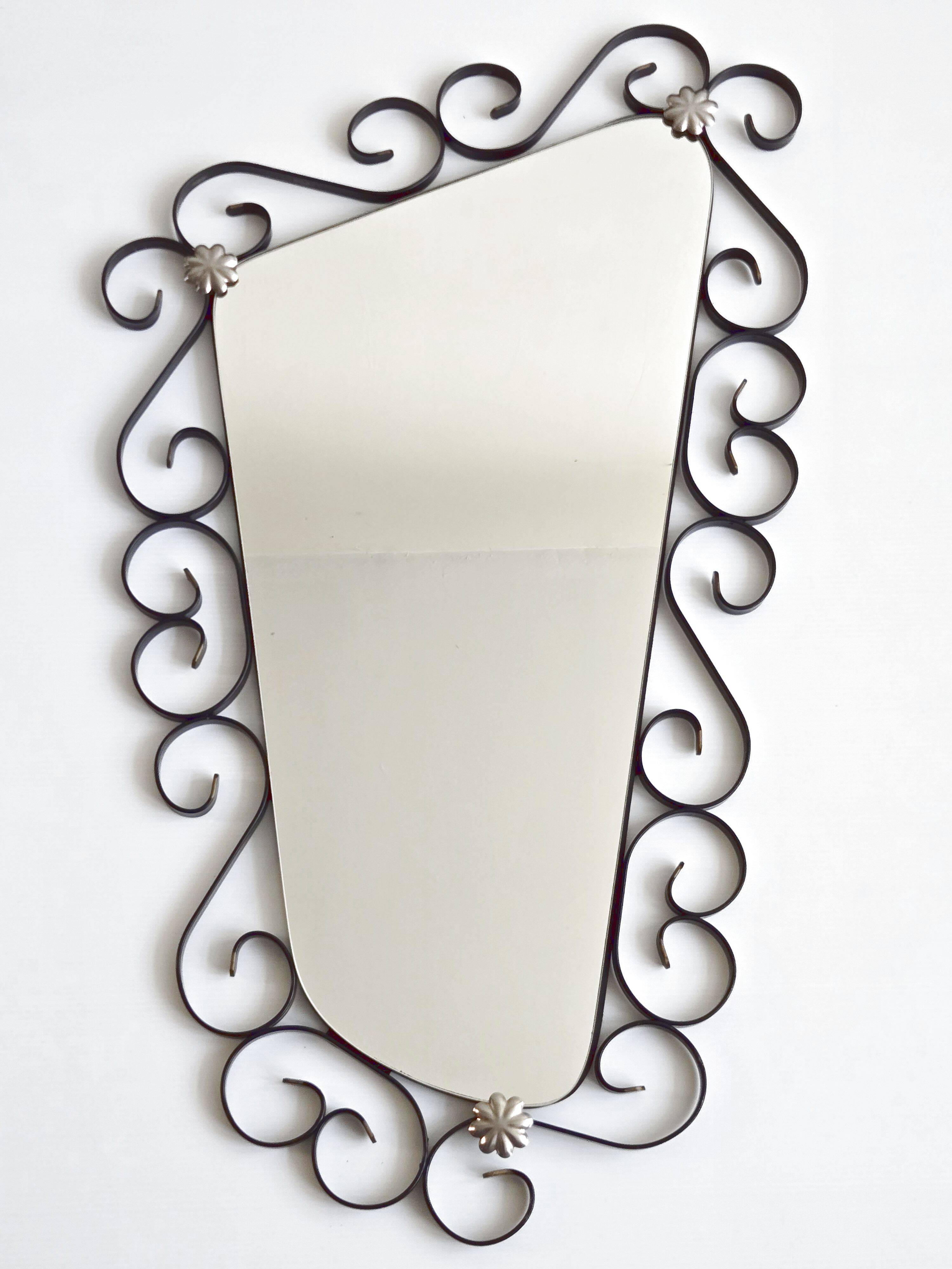Vintage mirror 90x54 cm 1960