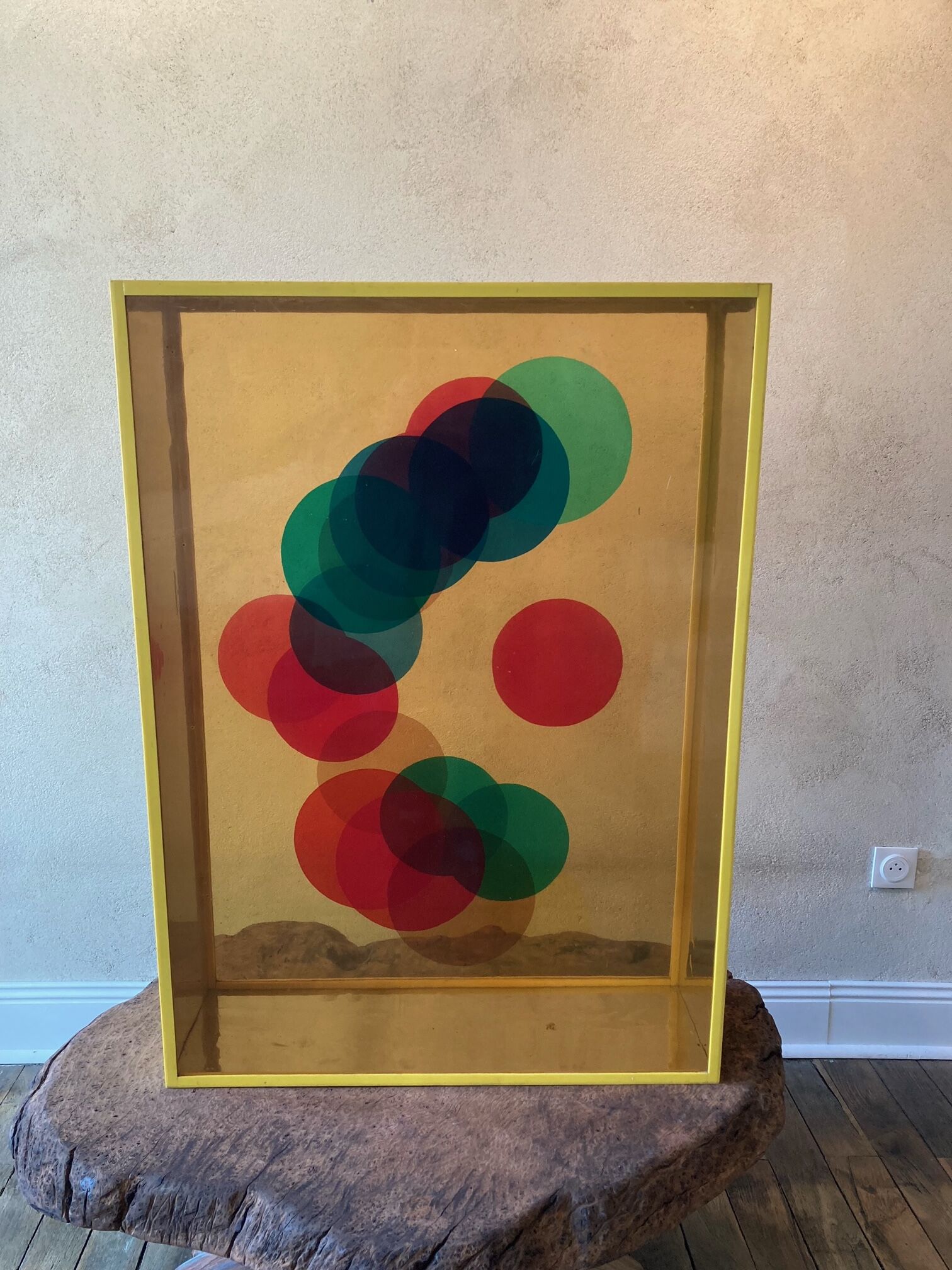 Boite sculpture double face en plexiglas, Eugenio Degani