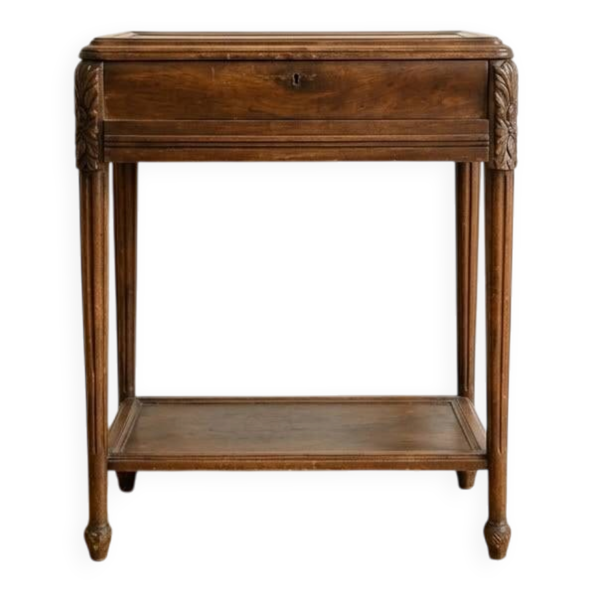 Art Deco wooden dressing table with mirror