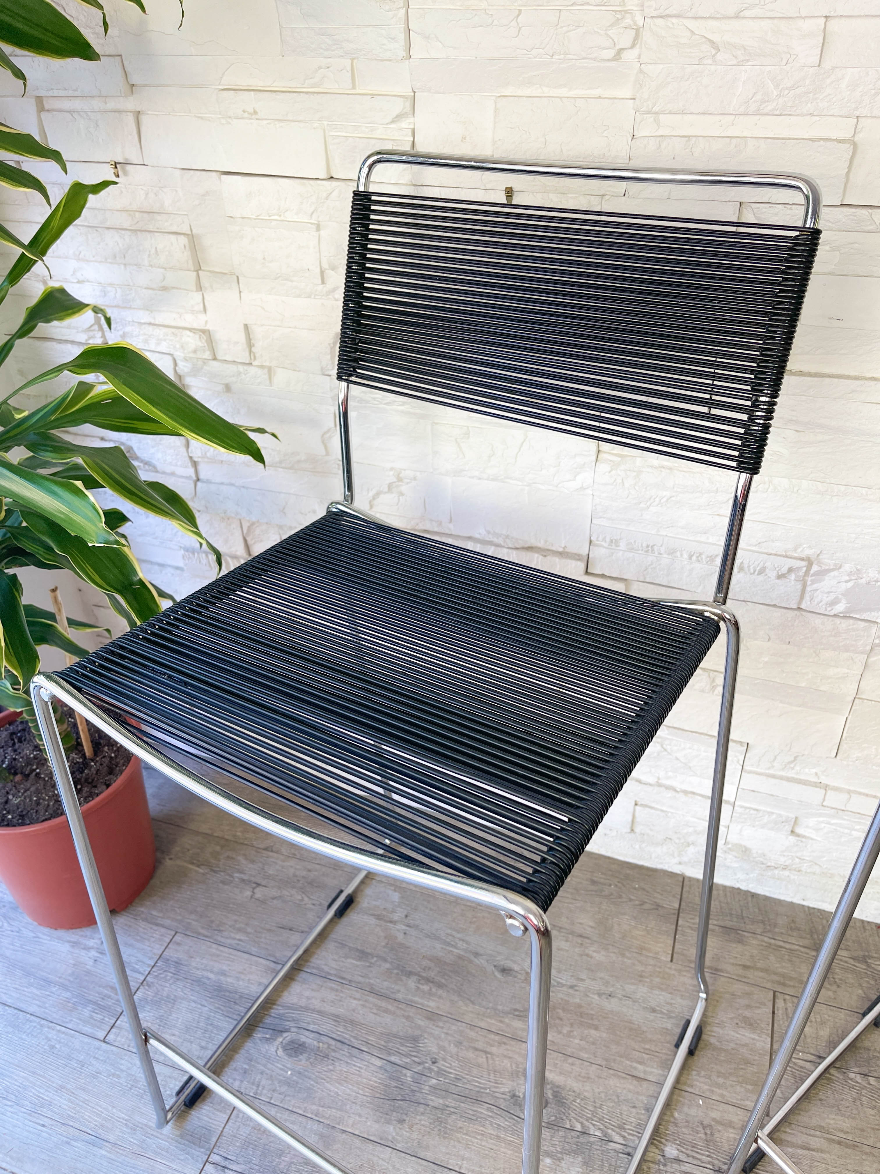 Mid-Century Spaghetti Bar Stools by Giandomenico Belotti for Alias, Italy, 1980s