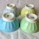 Lot of 4 bowls of Sarreguemines 1950s