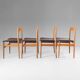 Vintage Italian Wood Dining Chairs by Passoni Udine