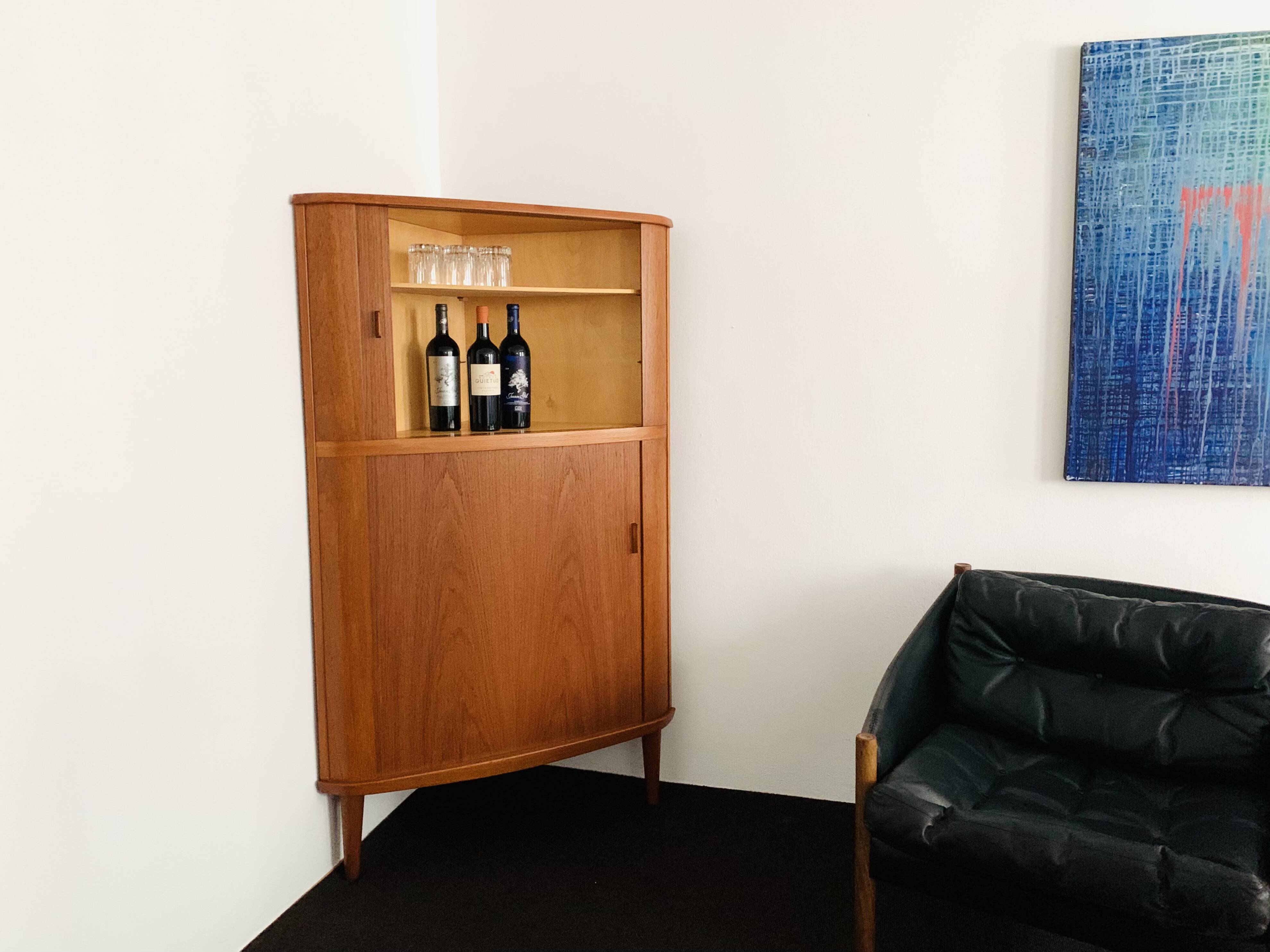 Teakwood Corner Cabinets by Arne Hovmand-Olsen for Skovmand and Andersen