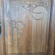 Antique Art Deco buffet in solid oak
