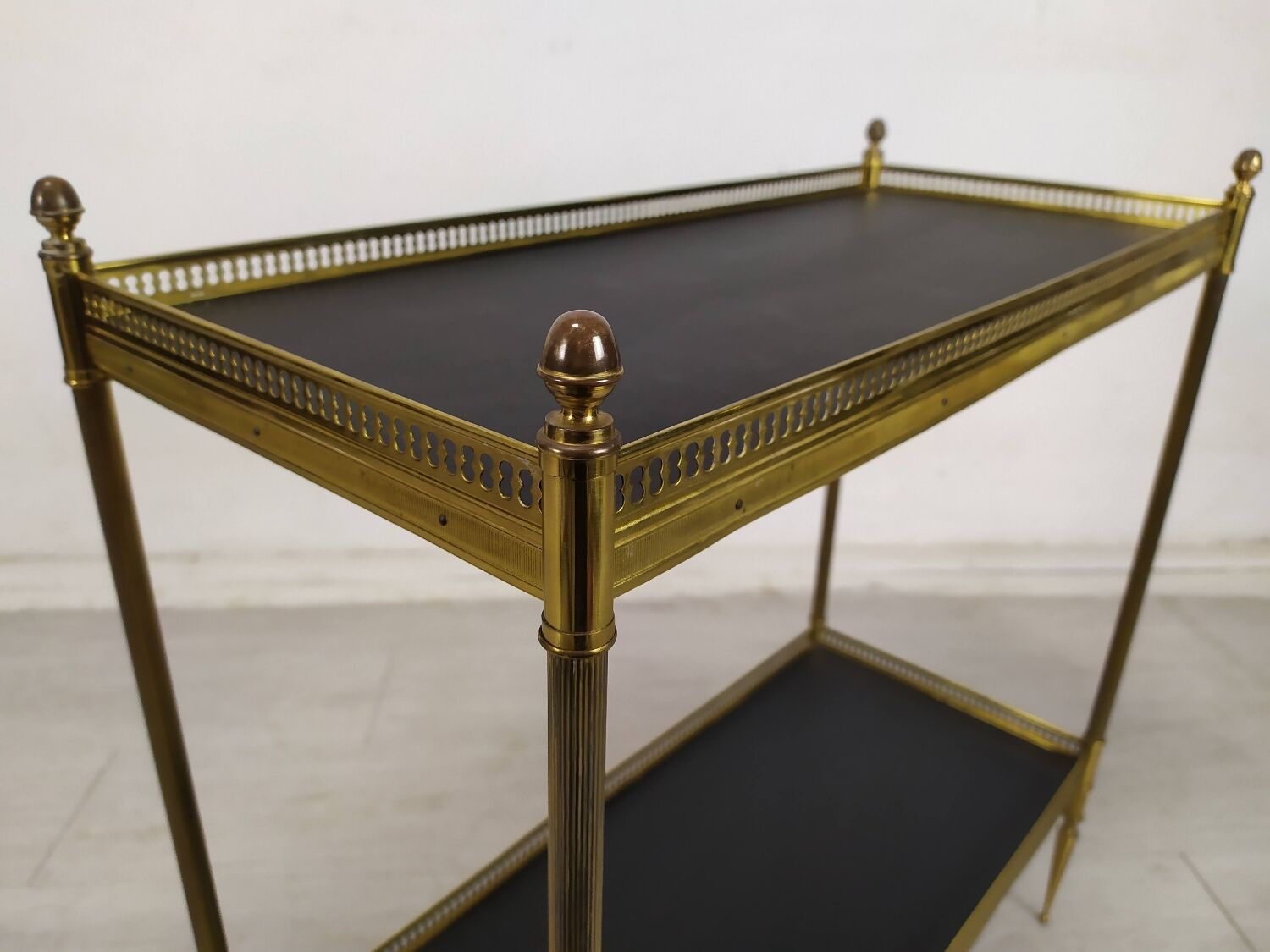 Brass console table