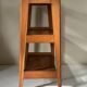 Étagère chêne design reconstruction vintage années 60