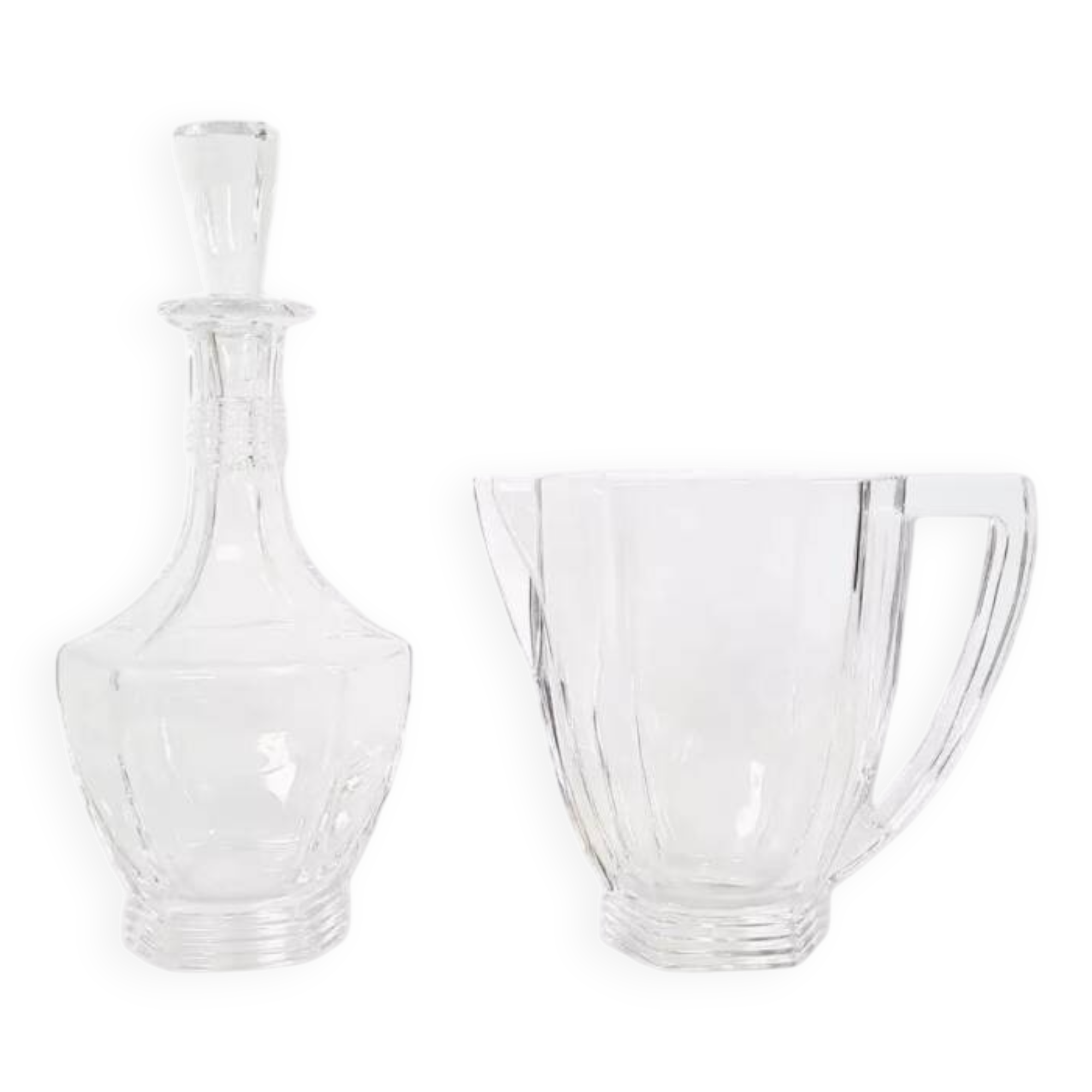 Dior bottle and carafe, 80s, 90