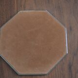 beveled hexagonal mirror