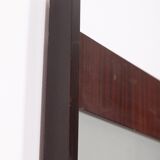 Vintage 60's wall mirror in rosewood italian design