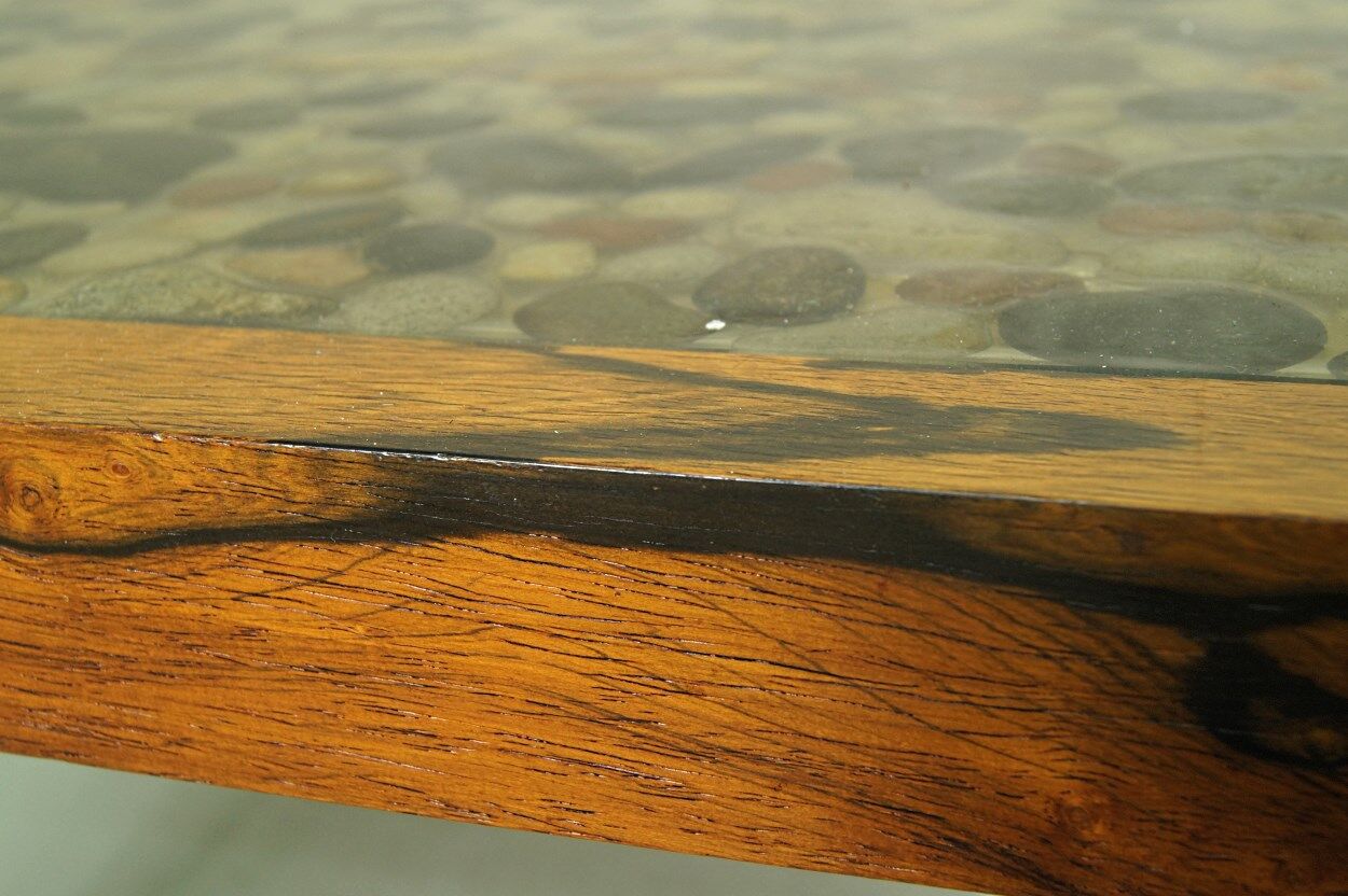 Vintage Swedish rosewood coffee table, 1960s