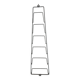 Metal wall-mounted magazine/book rack
