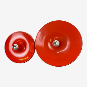 Set of two disc wall light, germany 70s