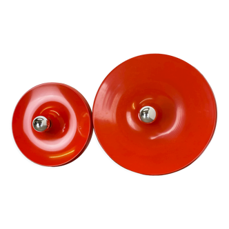 Set of two disc wall light, germany 70s