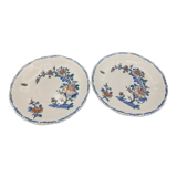 2 earthenware plates from Gien