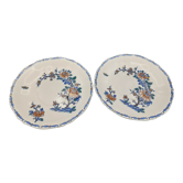 2 earthenware plates from Gien