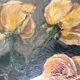 Painting, still life, flower, roses bouquet