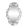 Mirror bevelled wrought iron - 48x34cm