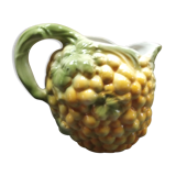 Barbotine pitcher, grape cluster shape