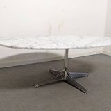 Oval marble coffee table by Horst Brüning, 1960s-1970s