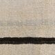 Beige & Black Striped Pattern Vintage Kilim Rug, 74x351 Cm