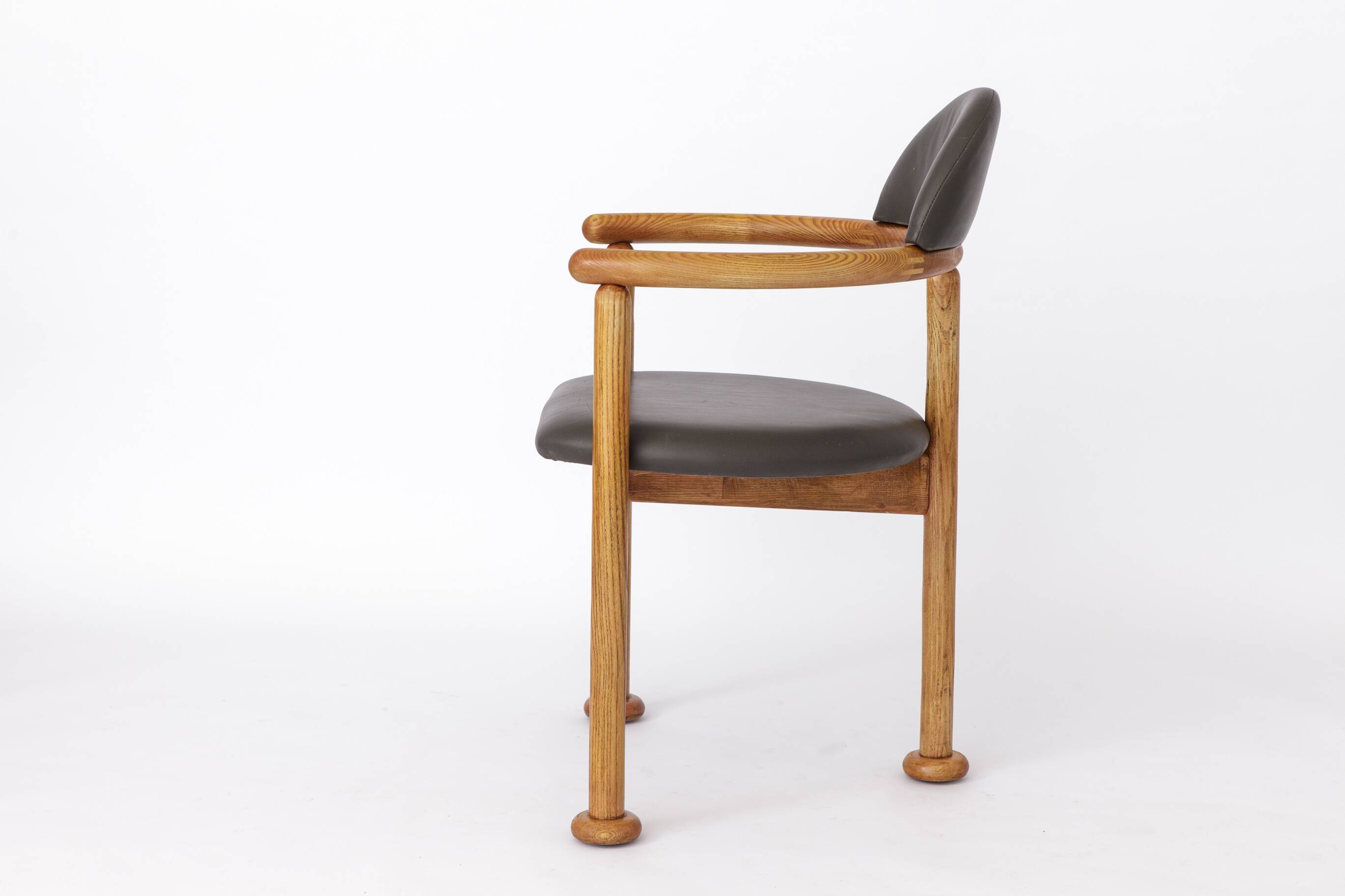 Chaise de bureau / fauteuil vintage unique des années 1980