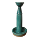 Ceramic candle holder handcrafted candlestick candelabra country decoration