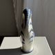 Vintage white ceramic carafe with blue Gjel-style decoration, USSR.