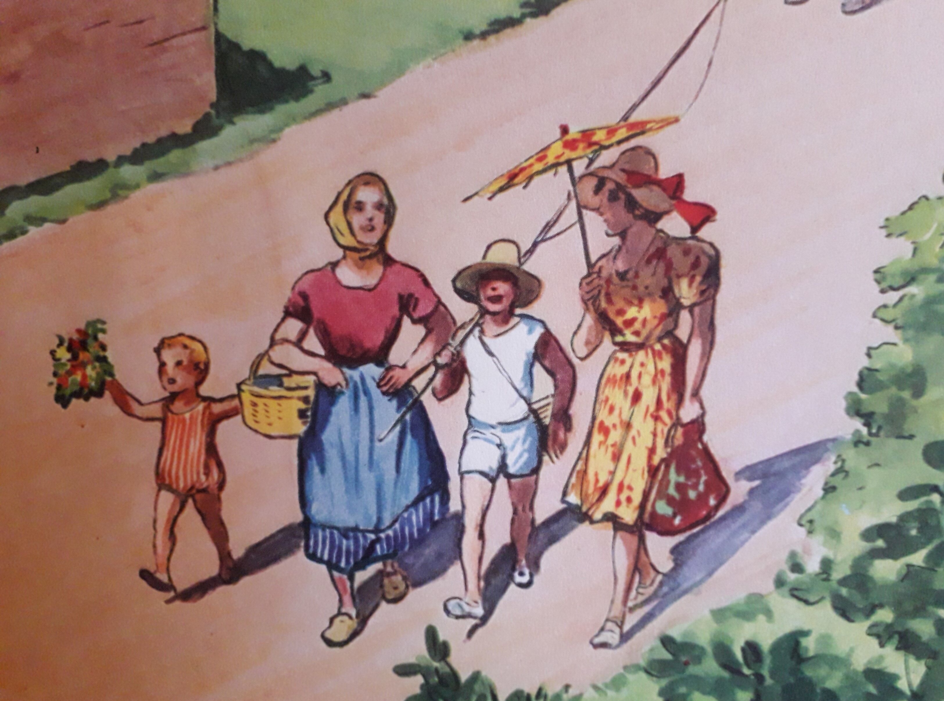 School poster The good weather - summer Raylambert