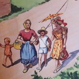 School poster The good weather - summer Raylambert