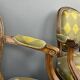 Pair of louis xvi armchairs in carved wood, late 19th century
