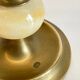 BOUGEOIRS Vintage Onyx Marble and Brass