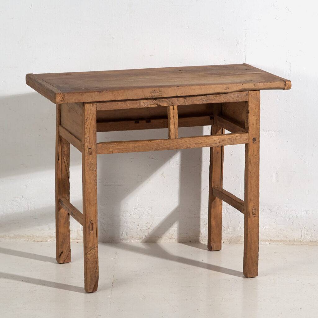 Antique solid wood console (c.1900) #31