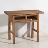 Antique solid wood console (c.1900) #31