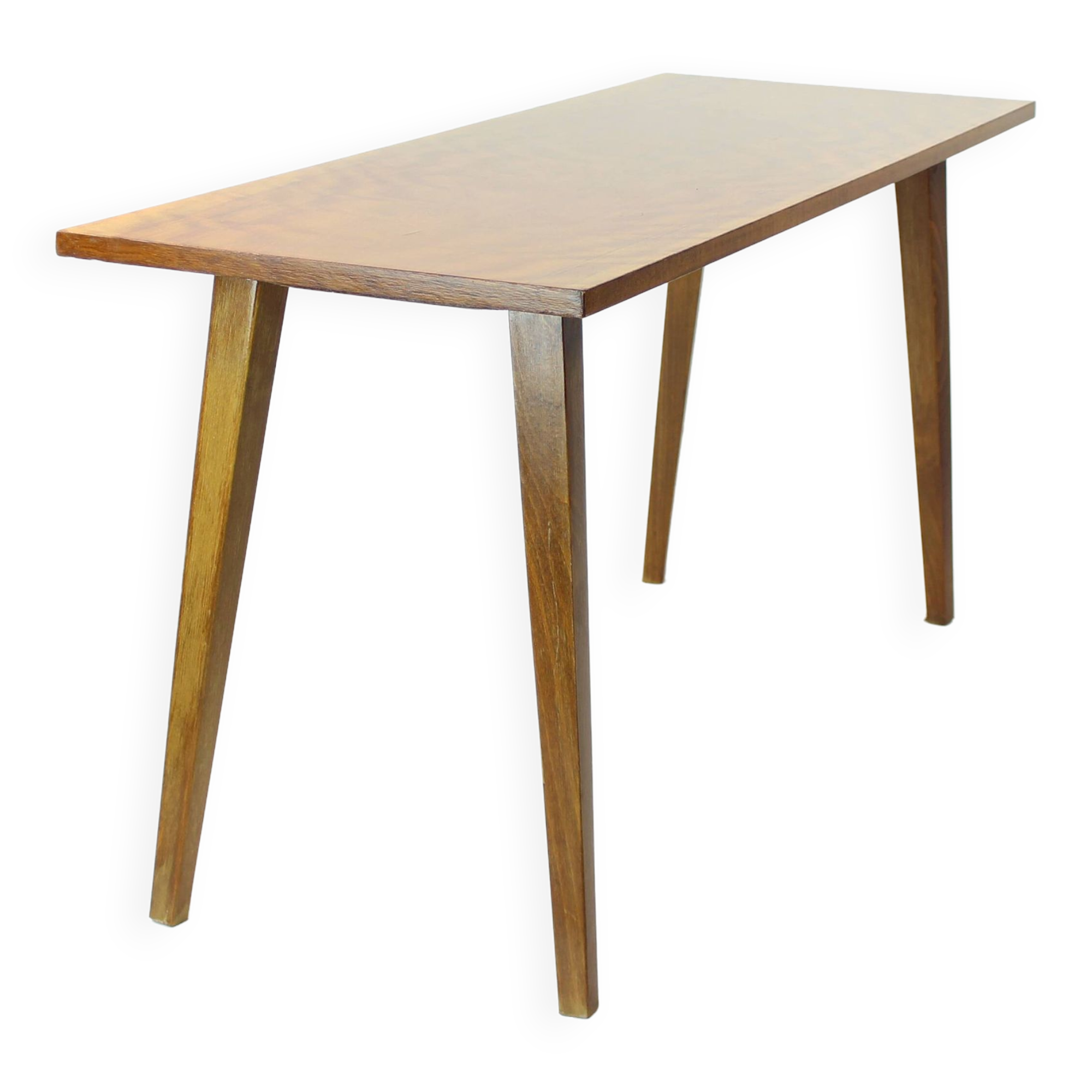 Table basse vintage en noyer, Drevotvar, Tchécoslovaquie 1960