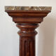 Sellette colonne xixeme en bois