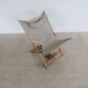 Chaise pliante vintage Hyllinge Mobler