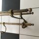 Brass coat rack