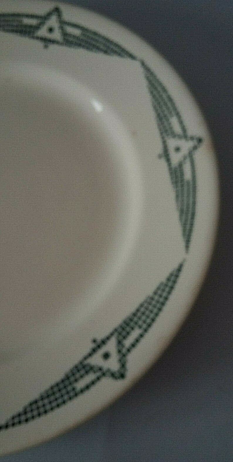 Flat plate in earthenware marked PB Limoges model Henri early XXth