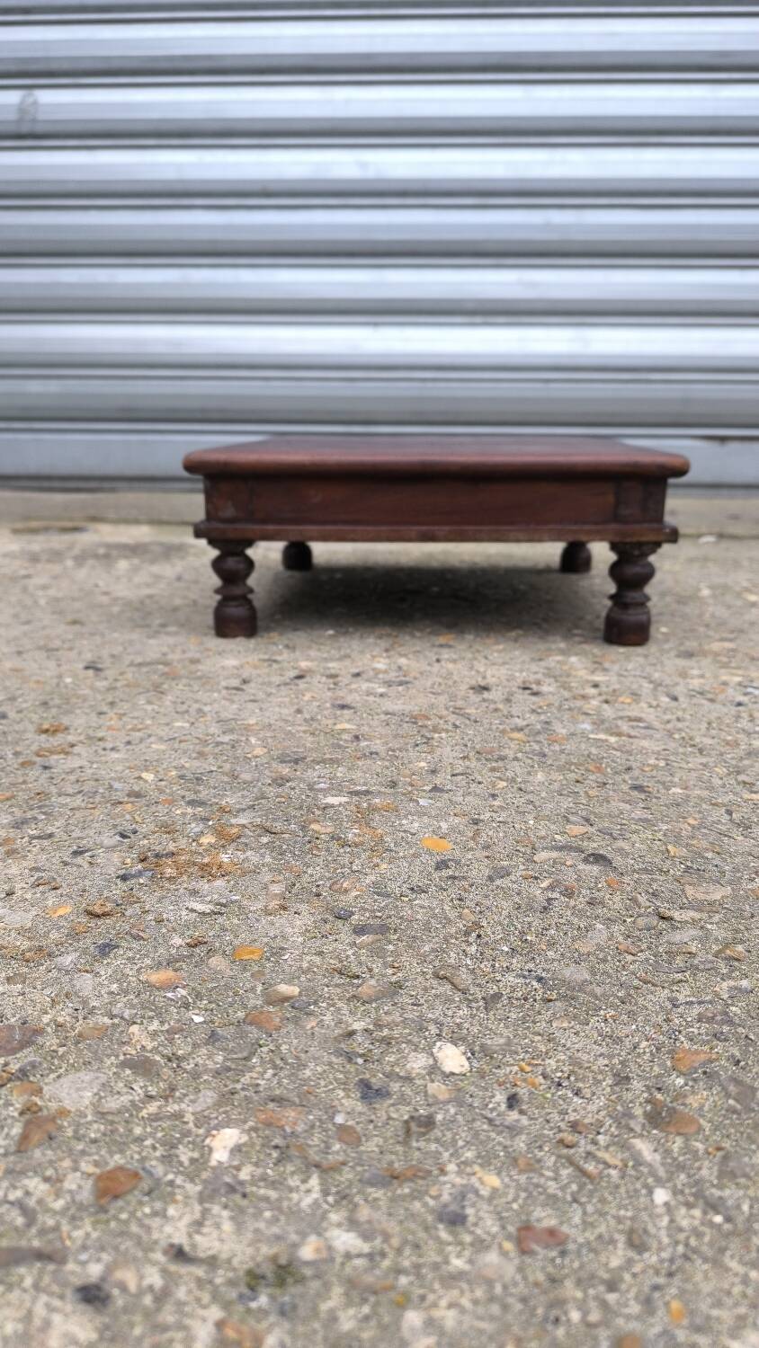 Low Bajot stool in wood, late 19th century