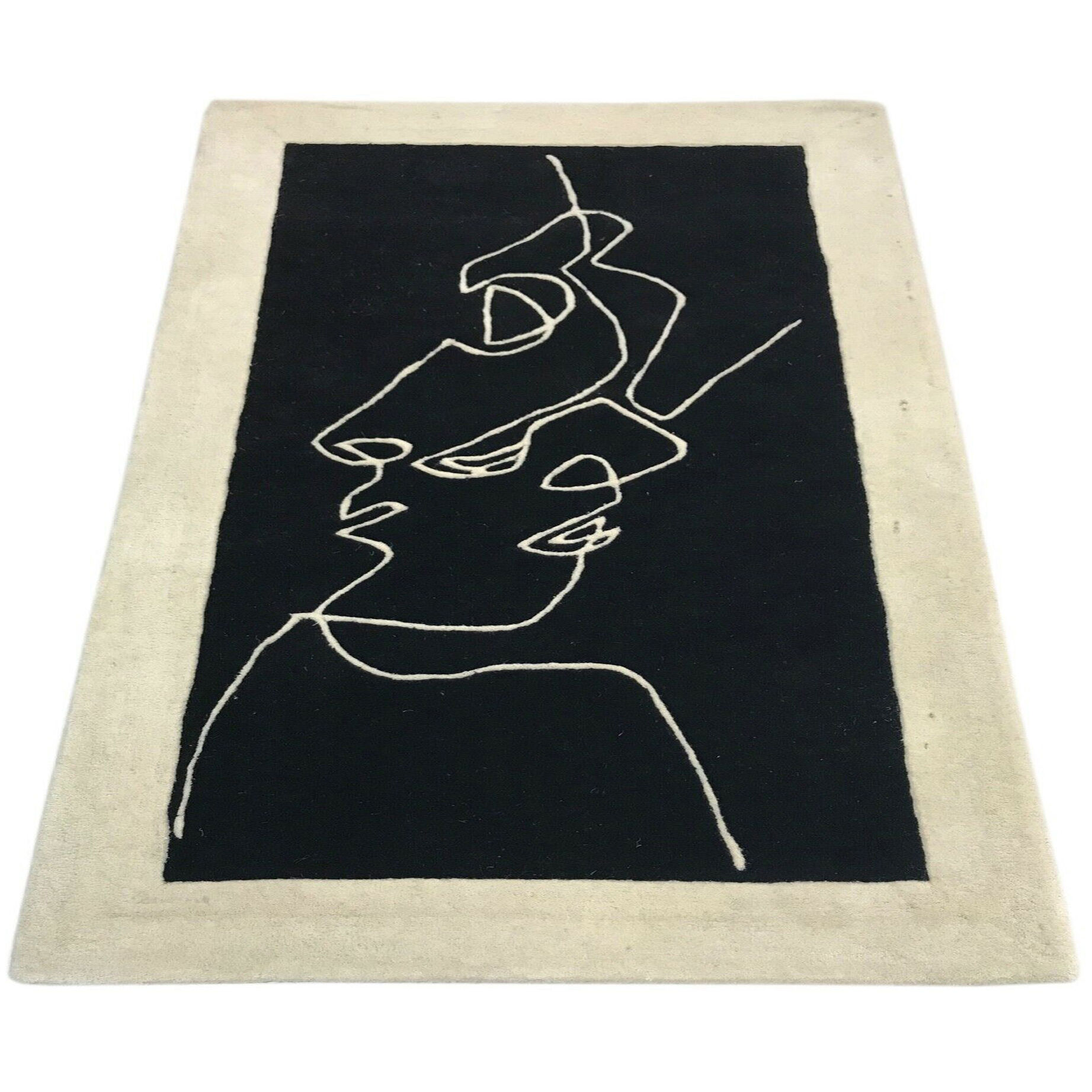 Tapis scandinave en laine 170x240cm