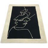 Scandinavian wool rug 170x240cm