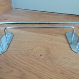 Chromed copper towel rack