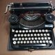 Underwood portable typewriter
