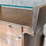 Walnut bedside table