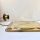 Vintage Scandinavian Brass Wall Candle holder Sconce height 29cm