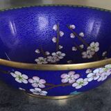 Cloisonné enamel cup with floral decoration