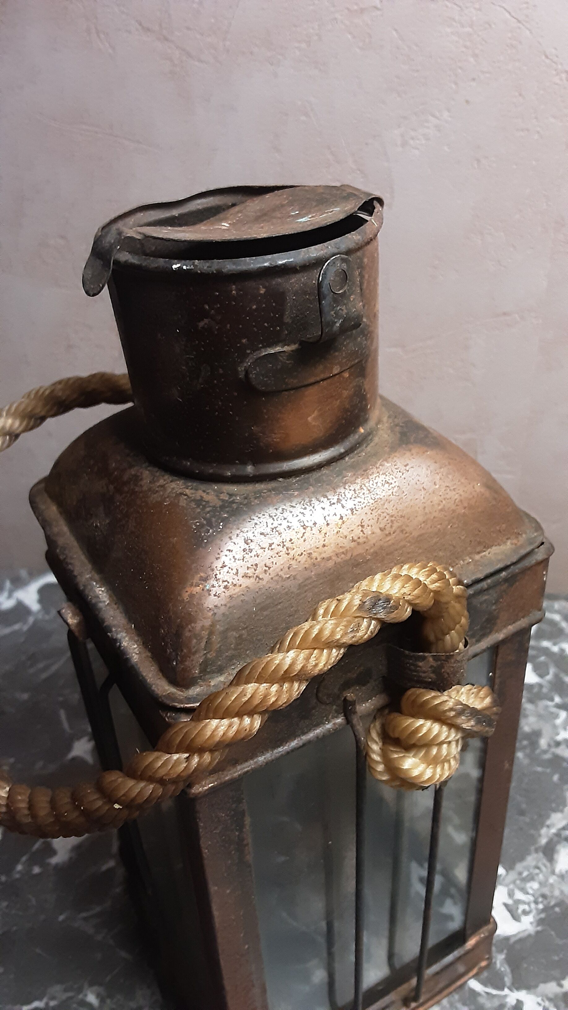 Old oil lantern